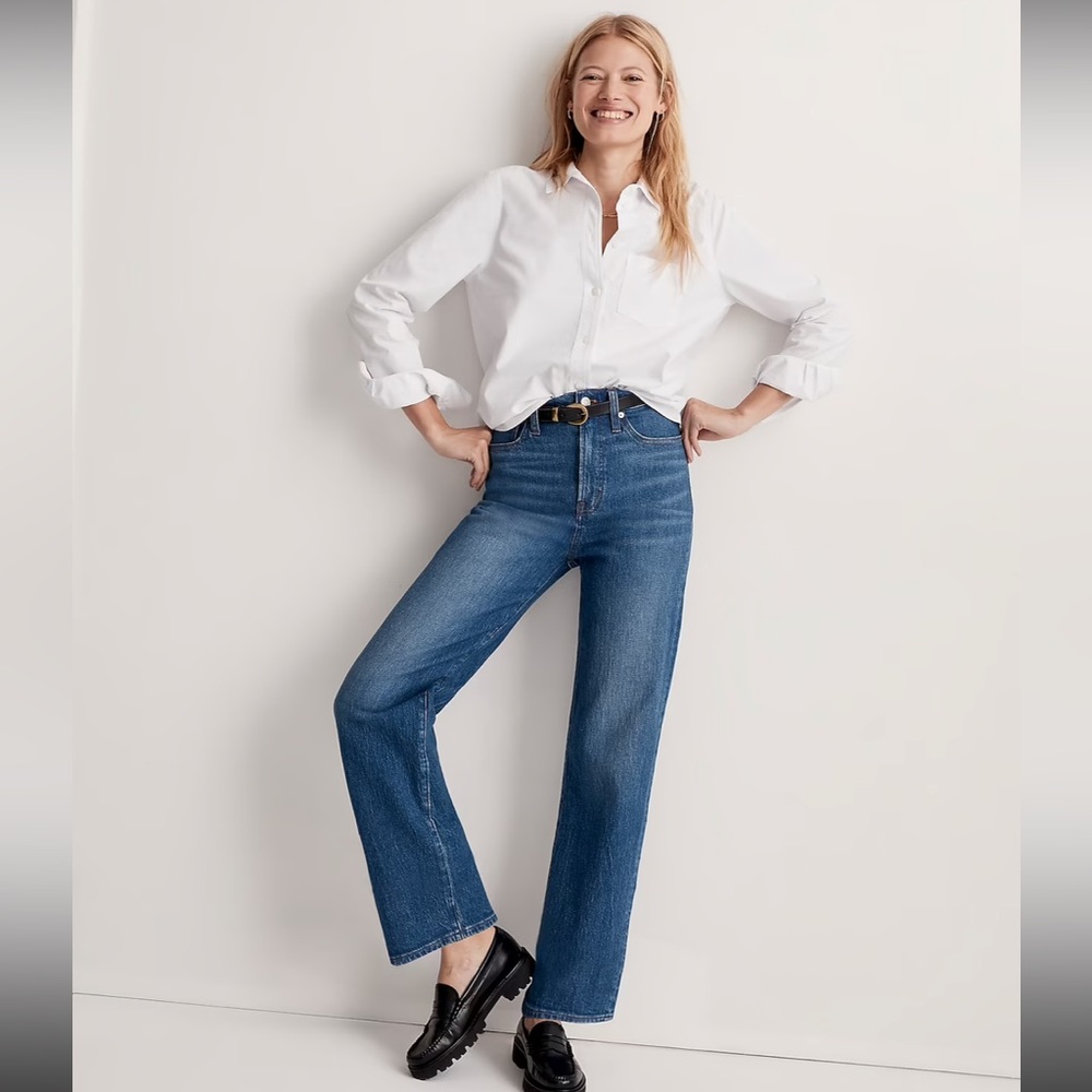 Madewell Petite Perfect Vintage Wide Leg Jean